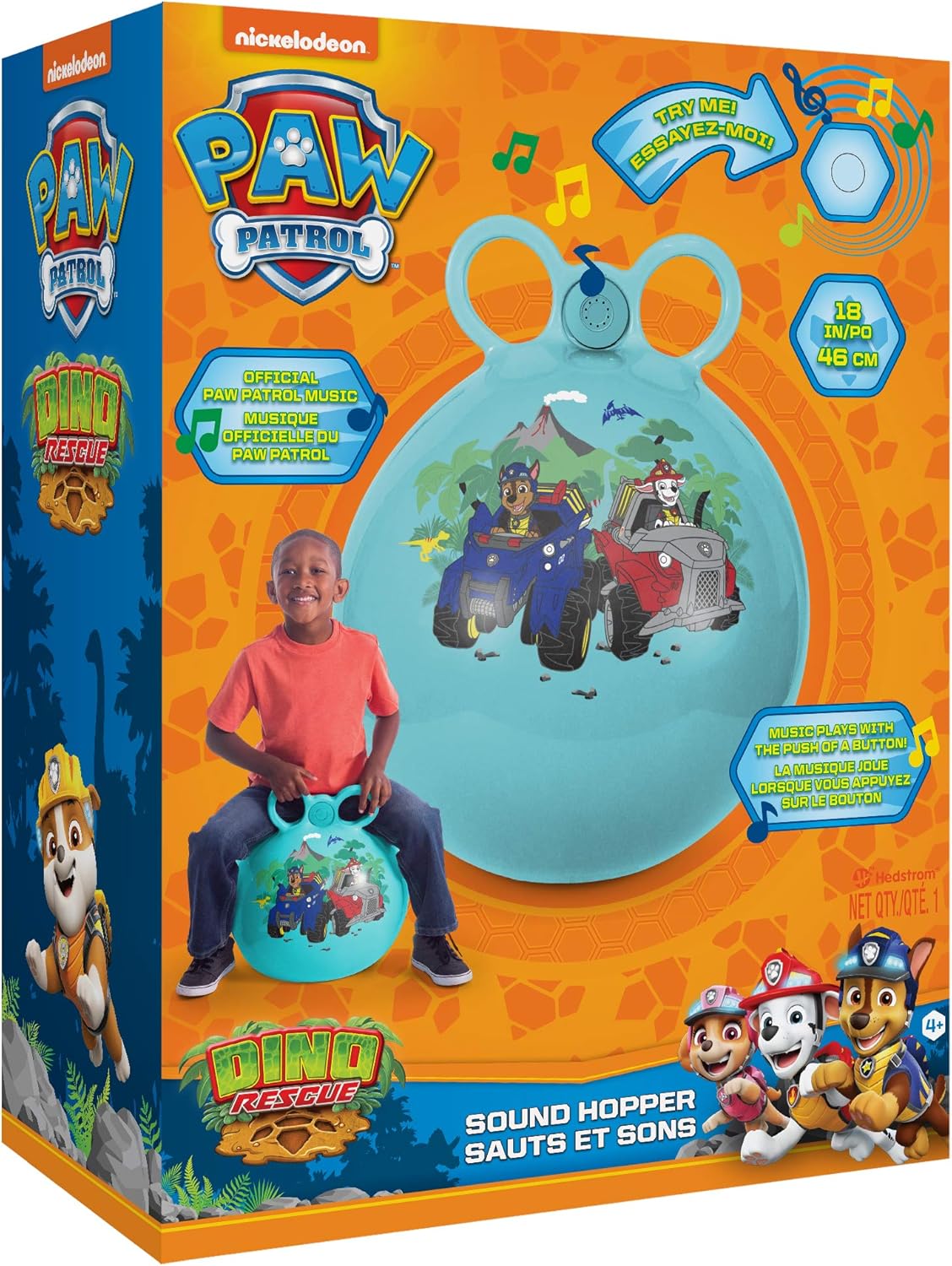 Hedstrom 18-inch Musical Hopper, Paw Patrol (55-8883)