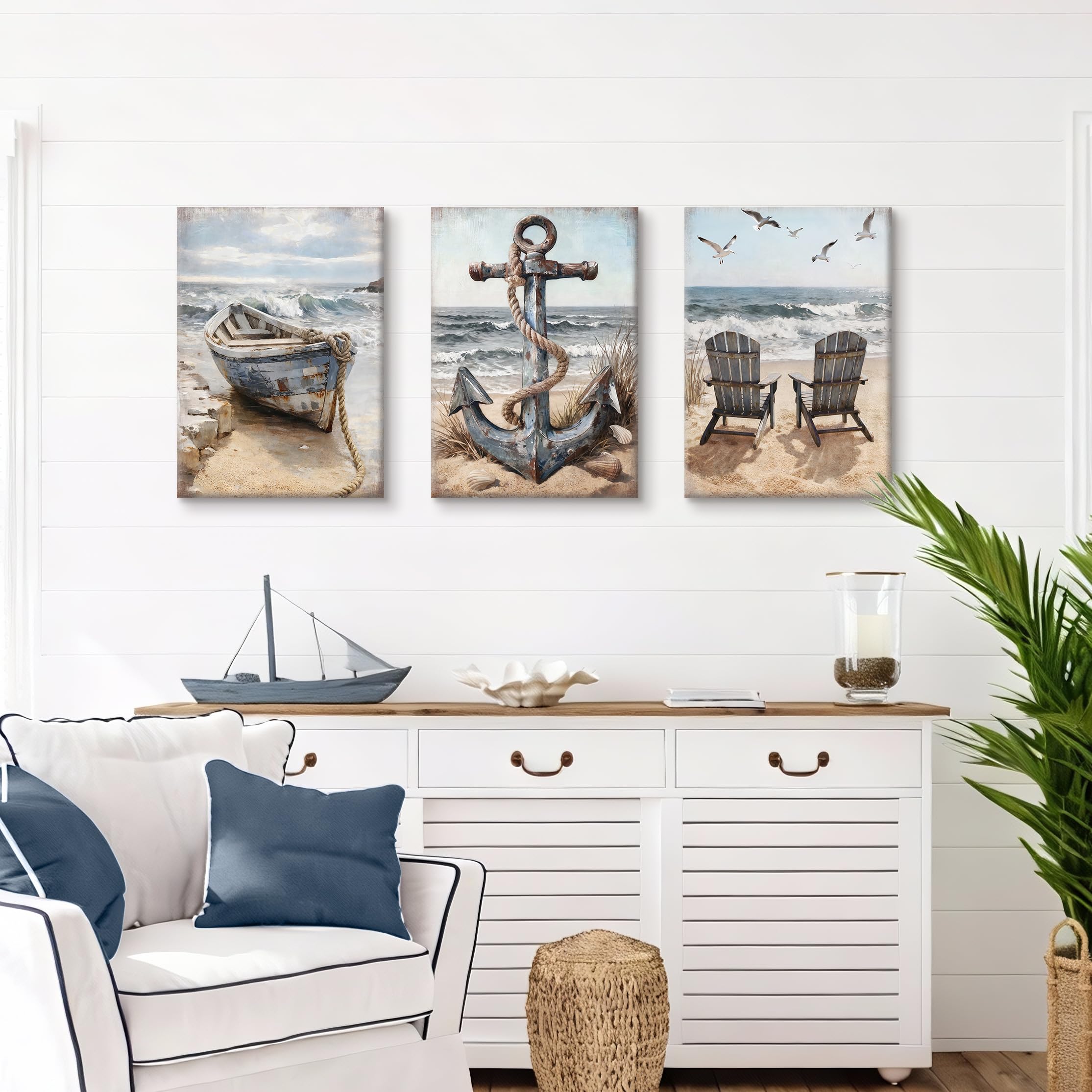 3 Pcs Wooden Framed Canvas Wall Art Set Bohemian Sage Green Canvas Prints Poster Geometric Line Beige Green Pictures for Living Room Bedroom Dinning Room Hallway Stairs Wall Decor 30x40cm x3pcs — view 375