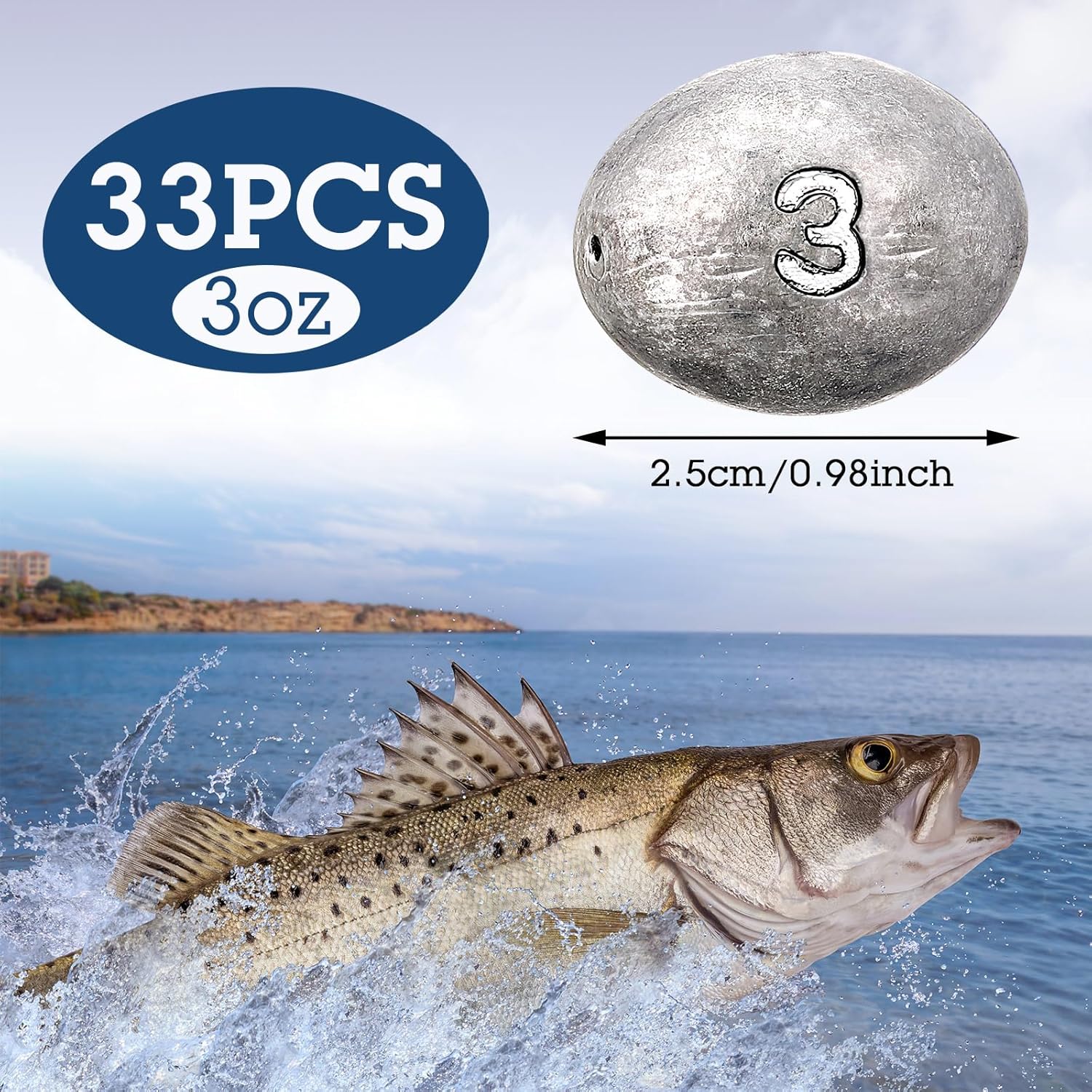 Egg Fishing Sinker Weights Kit Egg Weights Rig Drop Bass Casting Fishing Sinkers Saltwater Freshwater Gear Tackle