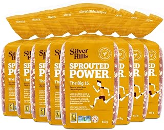 Silver Hills The Big 16 Bread, Low Fat Bread, Made with Organic Sprouted Grains, Non-GMO (8 pack, 22 oz. each)