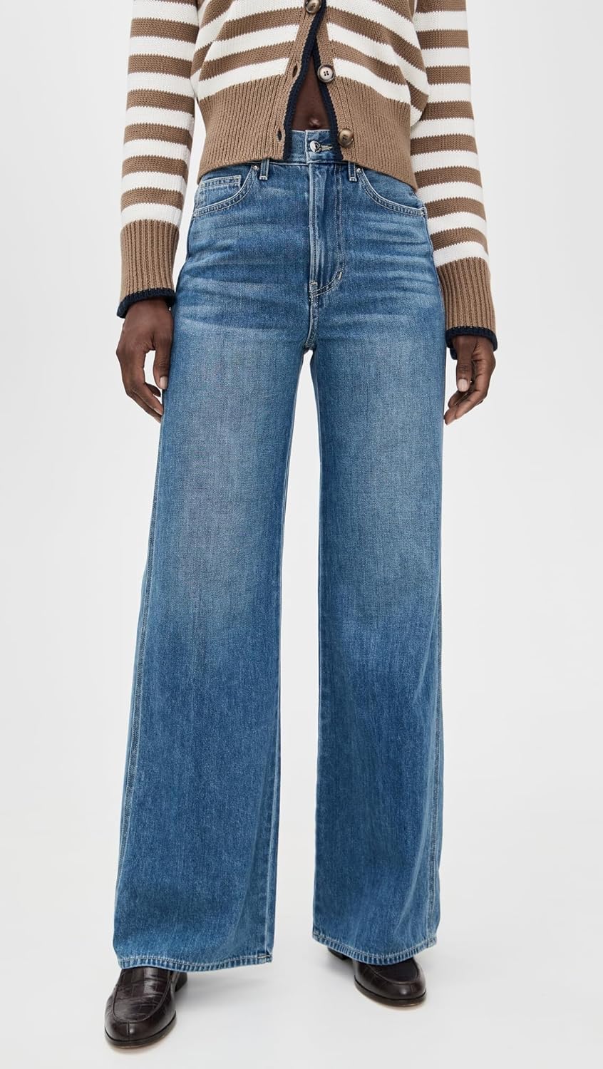 Veronica Beard Jean Women's Taylor High Rise Wide Leg Jeans - Image 2