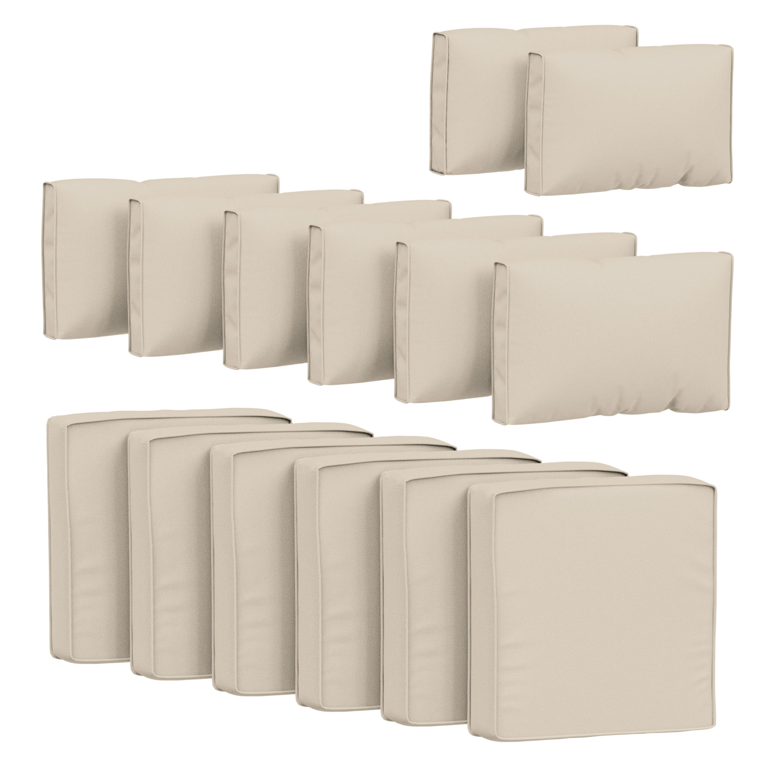 Photo 1 of Pakunoda 14Pcs Outdoor Cushion Covers - Cream