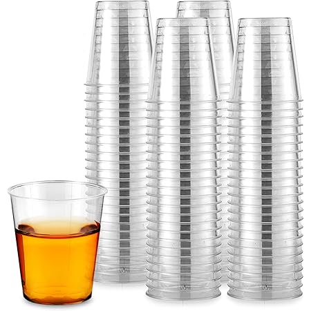 Amazon.com: Stock Your Home 1.5 oz Shot Glasses - 500 Mini Plastic Shot ...