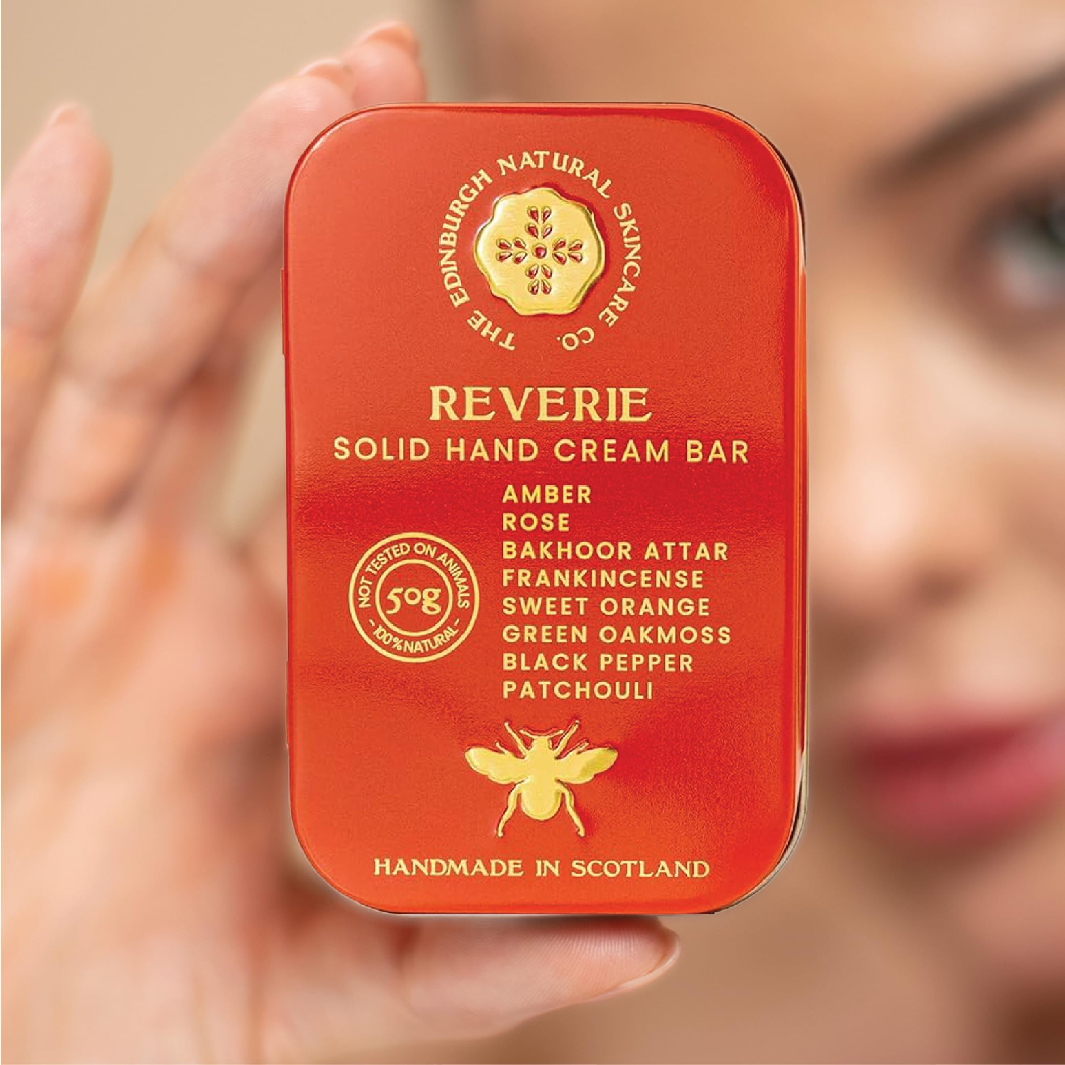 Reverie Hand Cream Bar - 100% Natural Moisturiser for Very Dry Hands, 50 g (Pack of 1) - Image 2