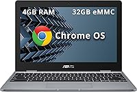 Vista 7 de Asus Chromebook C423 14.0/pulgadas FHD (1920x1080) NanoEdge Display Laptop - Procesador Intel Celeron N3350, 4GB RAM, 64GB eMMC Storage, Chrome