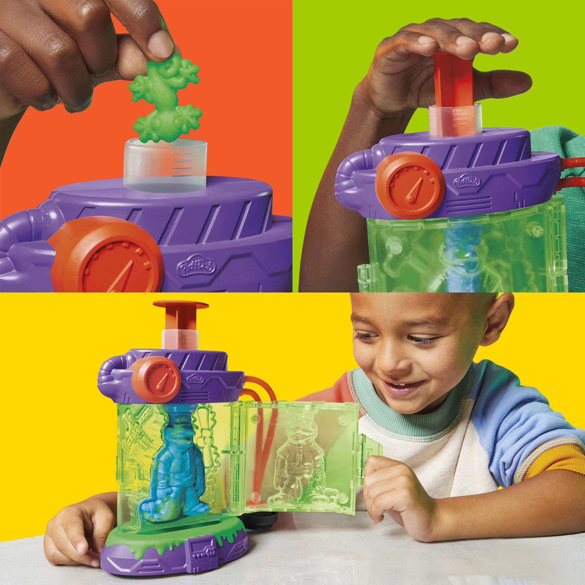 Play-Doh Teenage Mutant Ninja Turtles Mutation Station, Modelling Compound Playset, Character-Inspired Moulds & Tools - Image 4