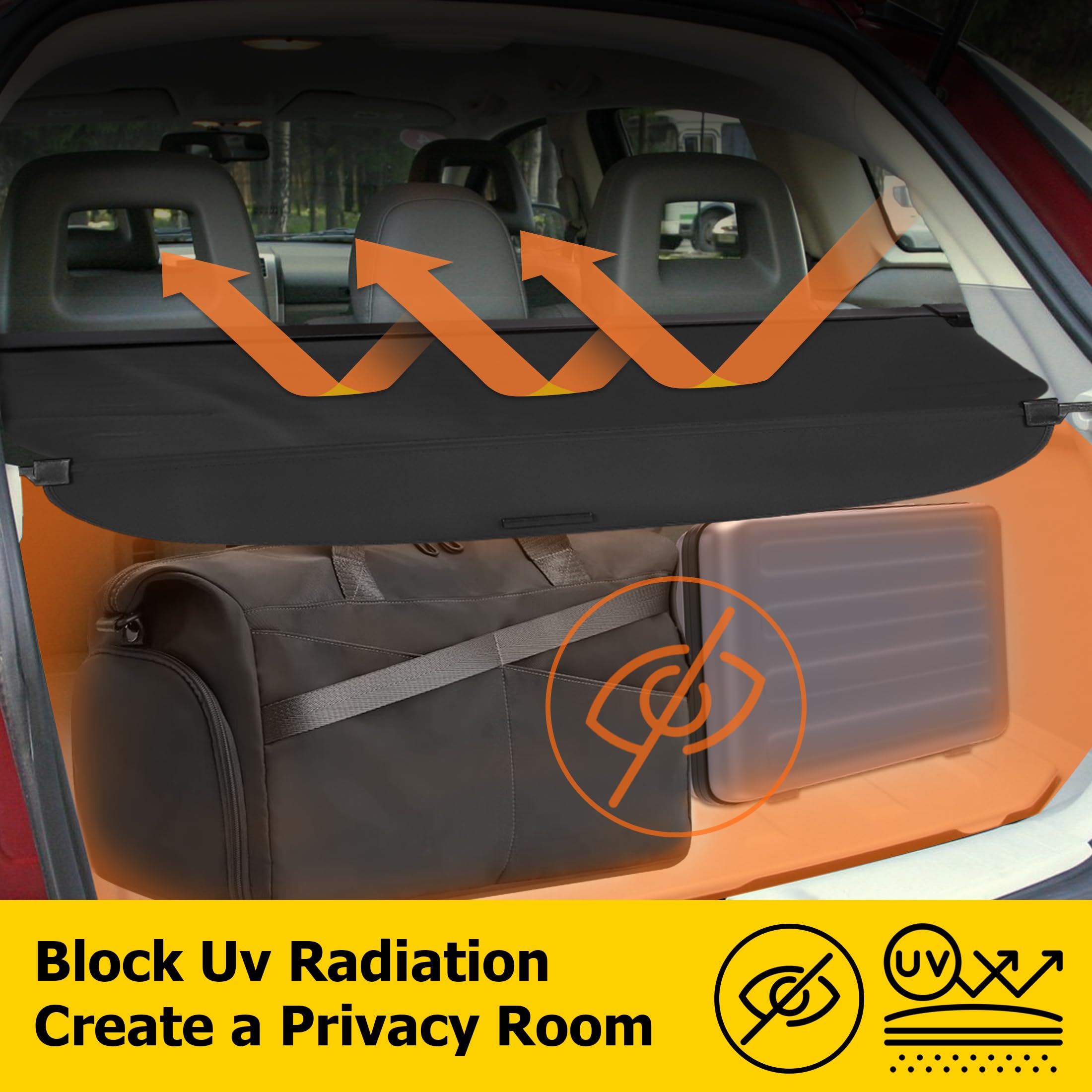 2025 Honda Crv Hybrid Accessories AUXMART Cargo Cover Retractable