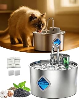 Vetiflow-Vetiflow Dog Water Bowl, 2026 New Wireless (+2+2 Filter) | Vetiflow Dog Bowl with Automatic Water Dispensing (Via Sensor) , Quiet Pump, Fresh Drinking Fountain for Dogs Cats