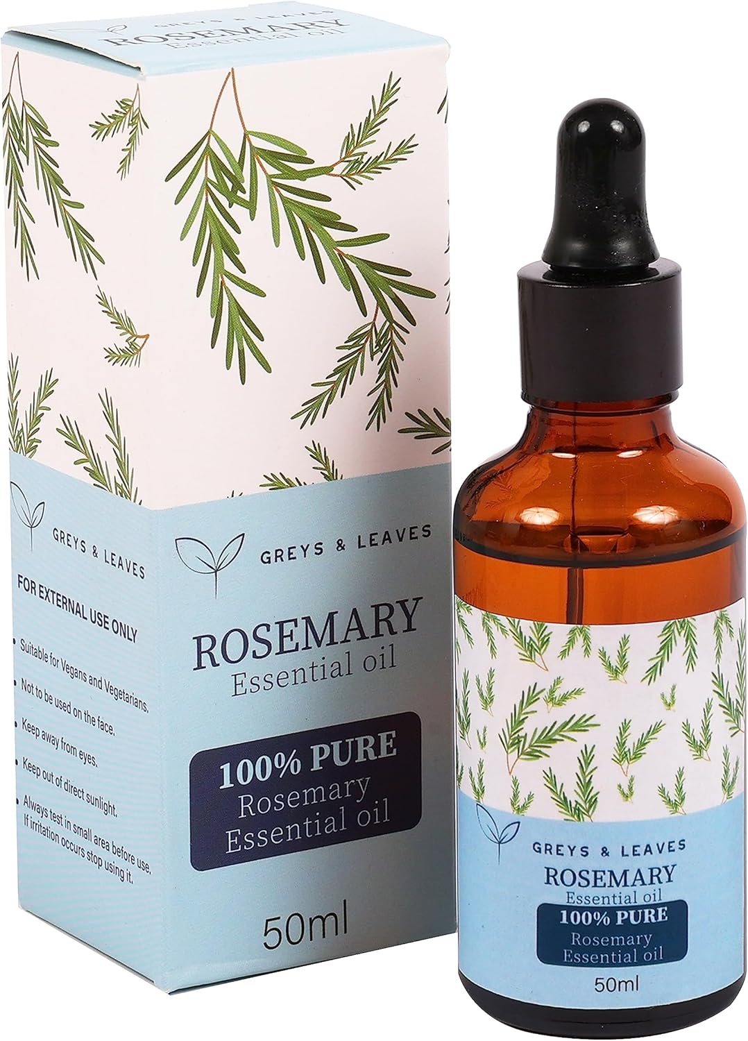 Greys & Leaves Rosemary Essential Oil Rosemary Hair Growth Oil