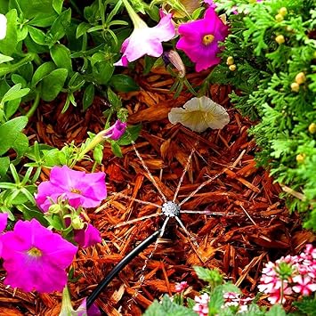 BUFFER® 15 Meters Garden Decoration Drip Grass Irrigation System Set Hose and Fittings