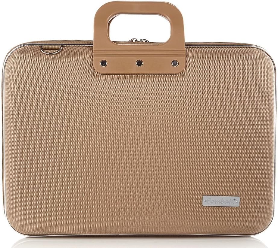 Bombata Nylon Briefcase, 38 cm, 15 Liters, Tan