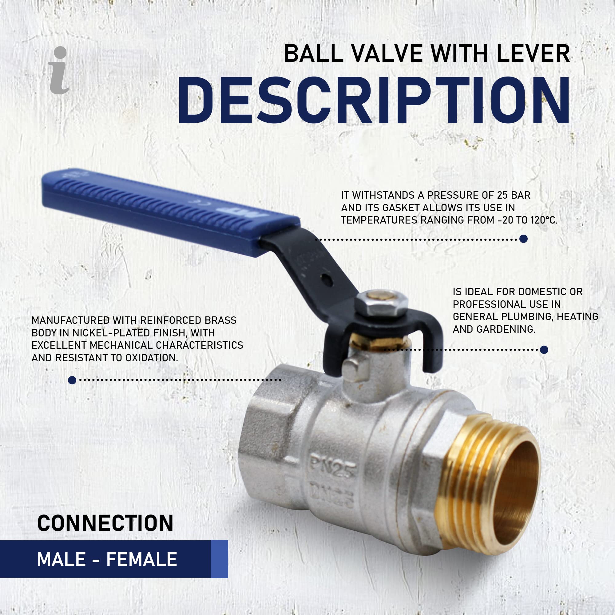 Valvola A Sfera Pneumatica Aoki Beetle B-100 In Acciaio Inox - Modello AB-20-BSS