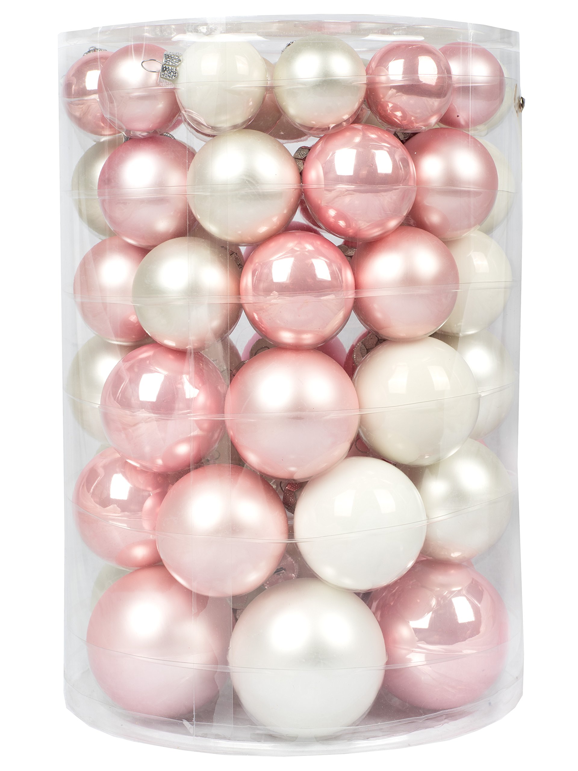 Inge-glas Weihnachtskugeln 60 TLG. Noble Rose