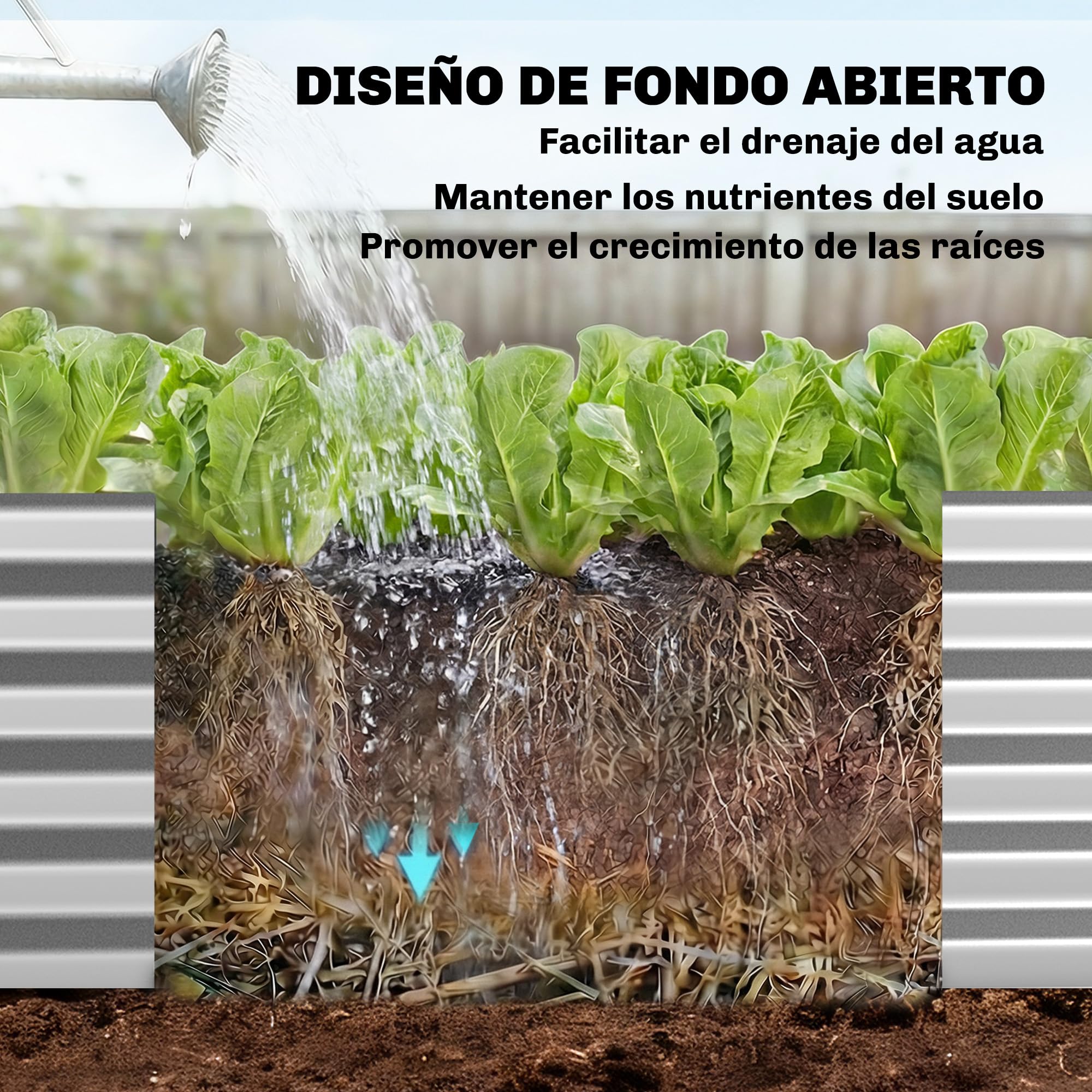 Outsunny Jardinera Exterior Grande con Cubierta de Invernadero y Malla, Huerto Urbano de Acero Galvanizado con Fondo Abierto, Resistente a la Intemperie, para Patio, Terraza, 200x60x103 cm, Plateado