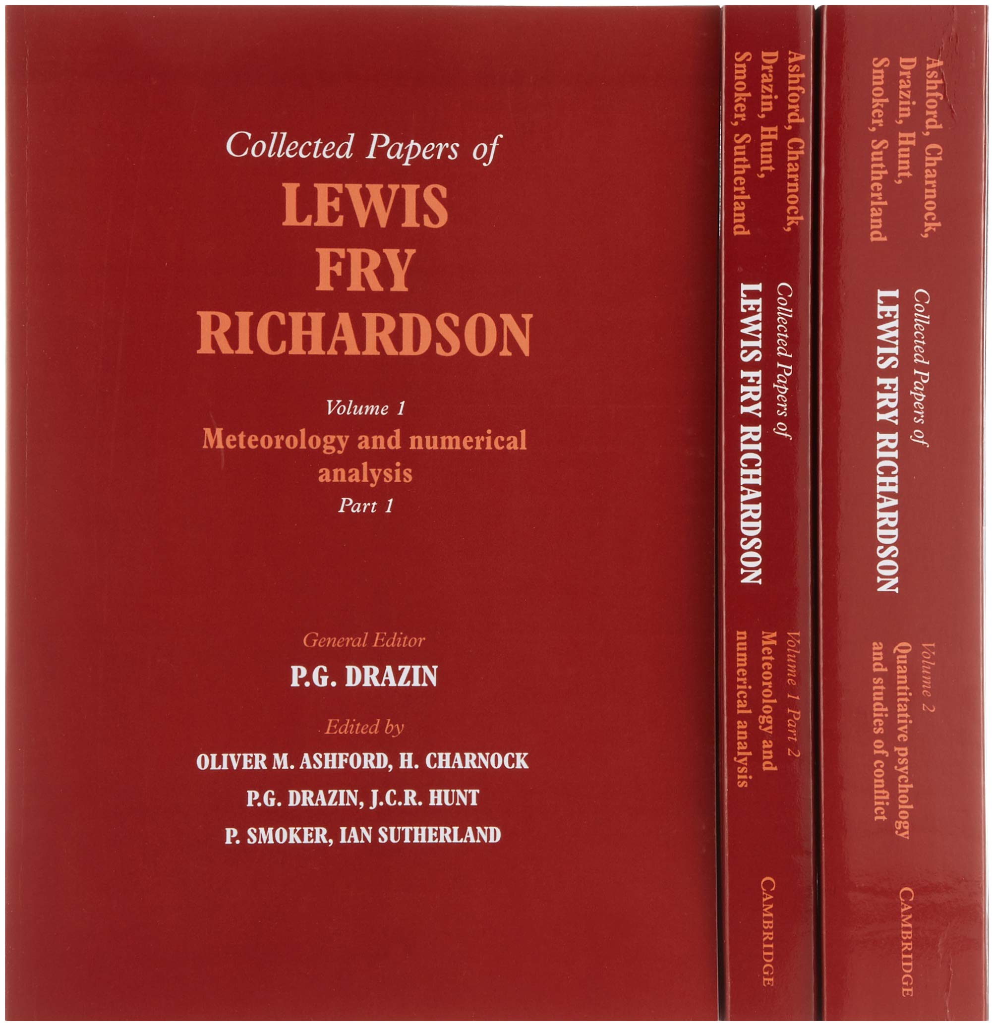 The Collected Papers of Lewis Fry Richardson 2 Volume Paperback Set
