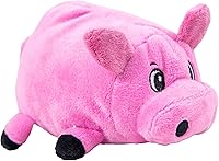 Outward Hound Fattiez Pig Small Plush Squeaky Dog Toy - Realistic Grunts, Tooth-Friendly Shape for Play & Cuddles
