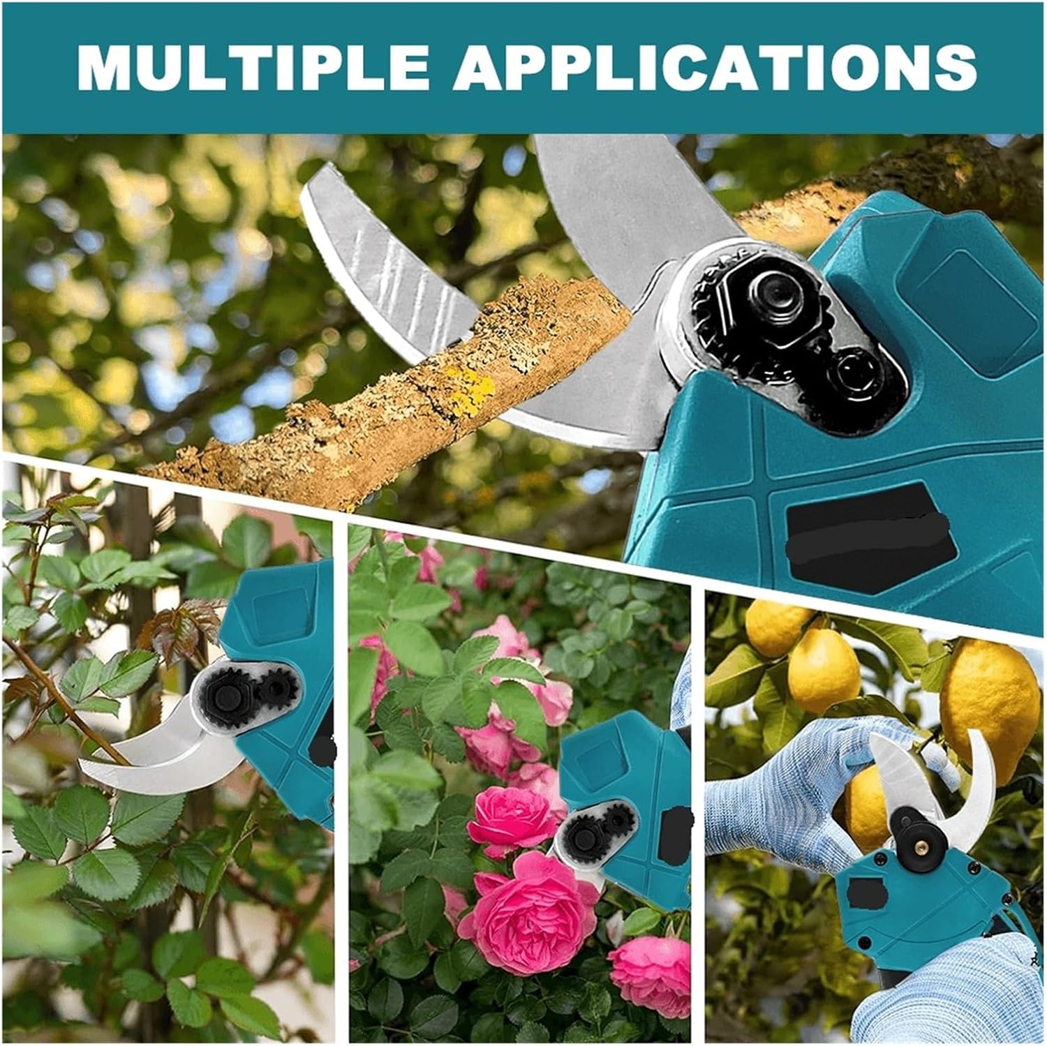 30MM Cordless Brushless Electric Pruning Shear Tree Bonsai Pruner Branches Cutter Power Tool For 18V Battery(No Battery)