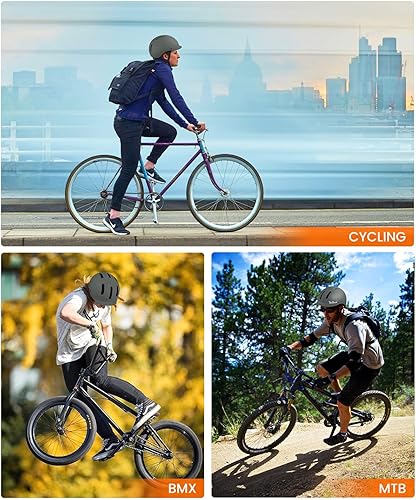 Miniatura 5 de Skateboard Helmet, Adjustment Bike Helmets, Multi-Sport Bicycle Skateboard Skating Longboard Commuter Helmet for Men Women