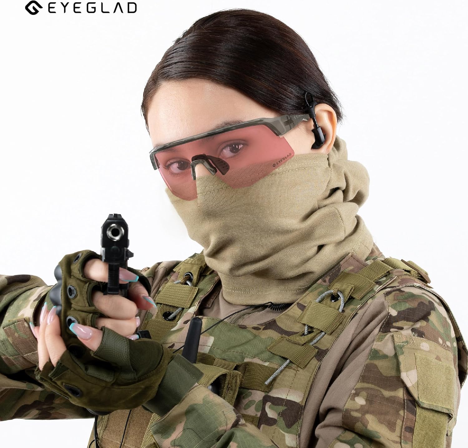 FORTIX Z87.1 Powersports Eyewear Protective Safety Glasses HD High Contrast UV400 Sports Wrap Sunglasses - Image 8