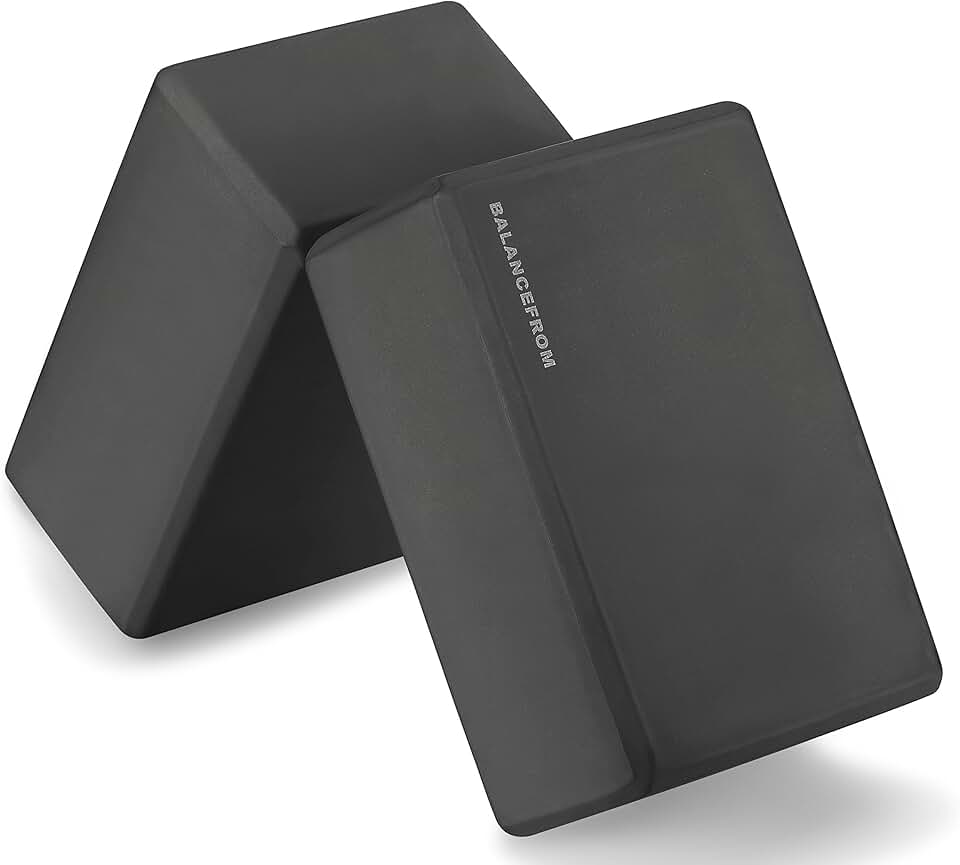 Fitvids Set of 2 High Density Premium - EVA Yoga Blocks, 9"x6"x4" Each