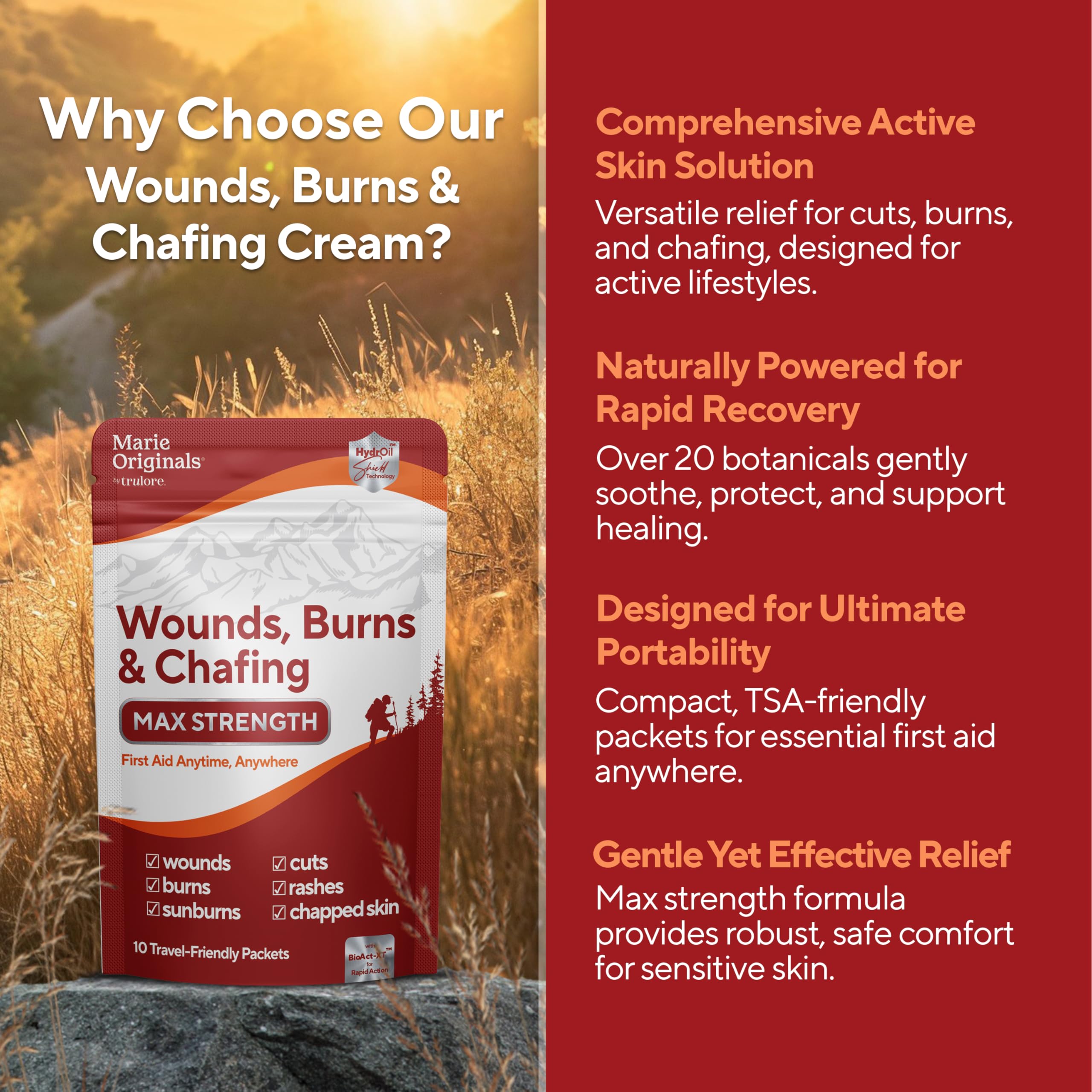 Marie Originals Wounds, Burns & Chafing Ointment Packets, 10 Packets — Amazon image 4