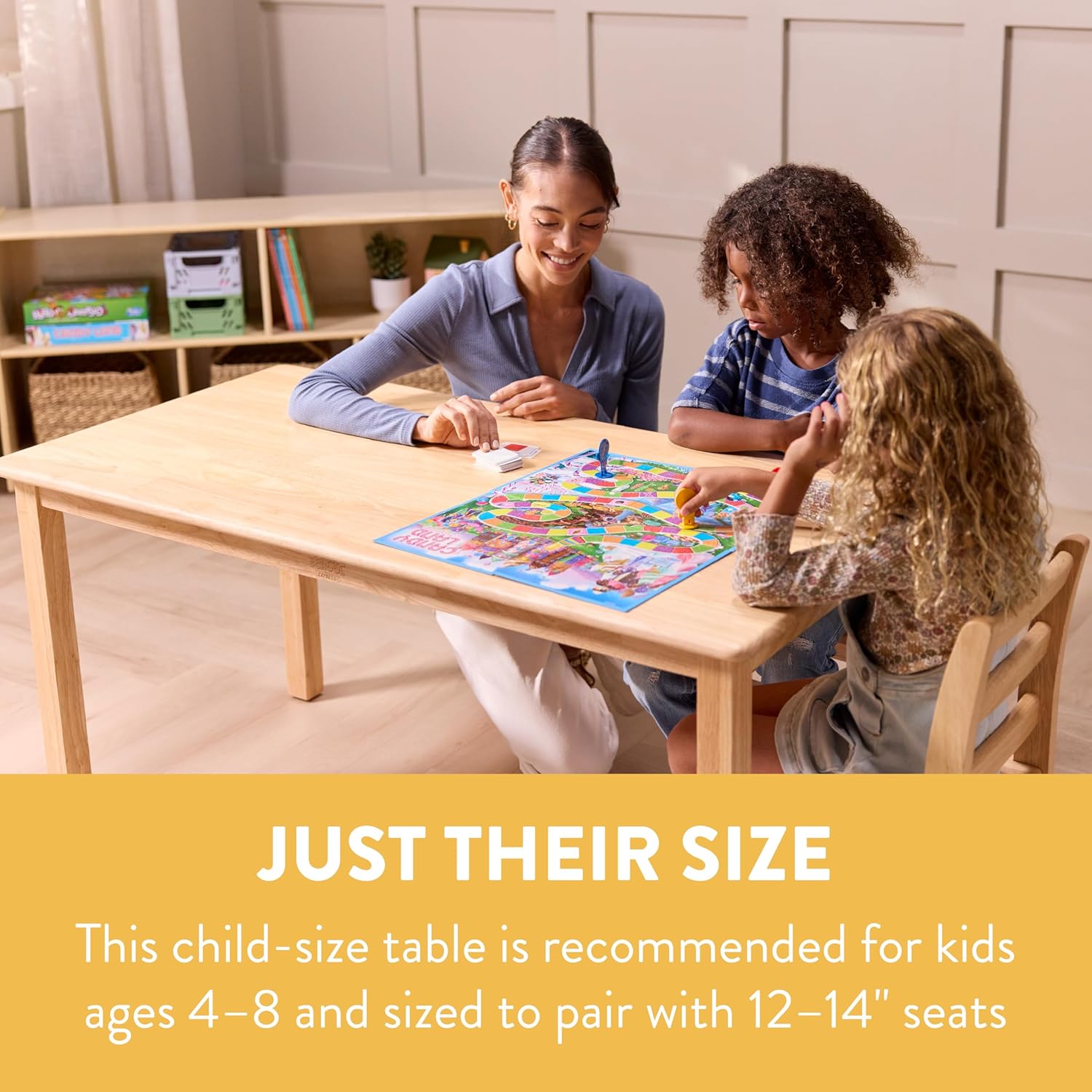 Wooden Activity Table, Kids Furniture, Natural