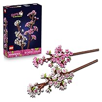 LEGO Botanicals Fiori di Ciliegio Giocattolo – Set da Costruire di Fiori Finti – Decorazione Floreale da Casa o da Scrivania – Regalo a Tema Natura per Bambine e Ragazze Adolescenti da 8 Anni – 40725