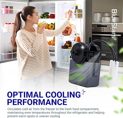 Miniatura 3 de BlueStars Reemplazo actualizado del motor del ventilador del evaporador de refrigerador 2315539, compatible con refrigeradores Whirlpool y Kenmore,