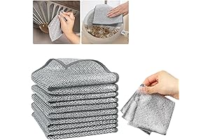 Double Layer Multipurpose Wire Dishwashing Rags