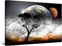 Vista 24 de Startonight Lienzo decorativo para pared, diseño de pájaros del árbol, impresión para dormitorio, 24 x 36 pulgadas