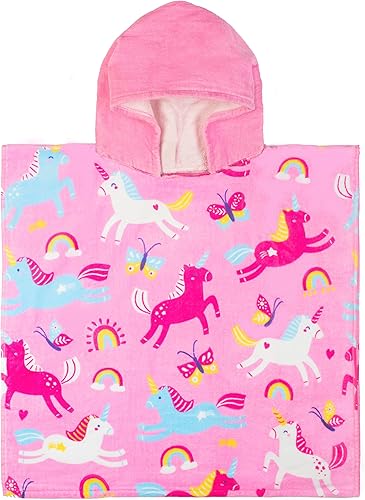 Baba & Bear Toalla con capucha para niños, cubierta de traje de baño para playa, piscina, baño (tiburón)