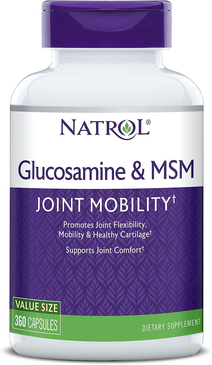 Natrol MSM & Glucosamine Capsules, 360-Count