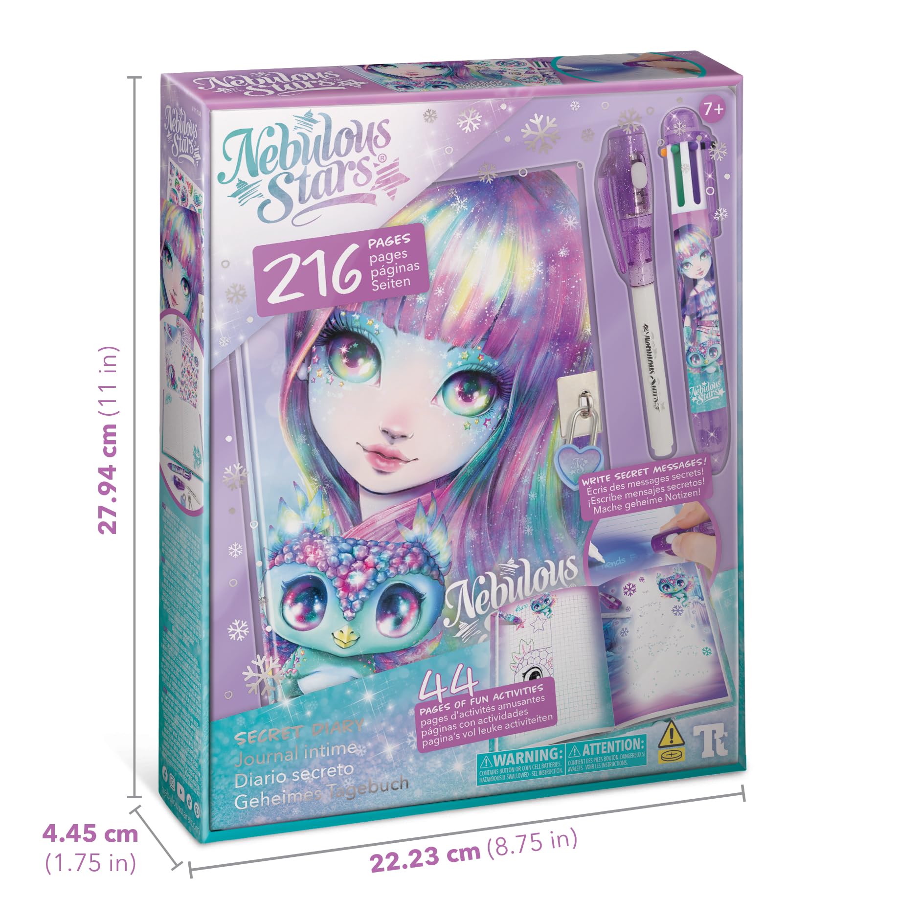 Nebulous Stars NS11104 Isadora's Secret Diary Craft, Colourful