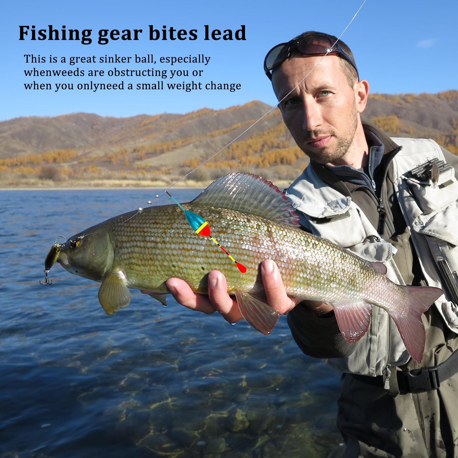 THKFISH Posen Set Di 4 Galleggianti Popper Per Pesca In Acciaio – 28g, Verde, Con Girelle 360° E Perline Sonore – Per Luccio E Trota