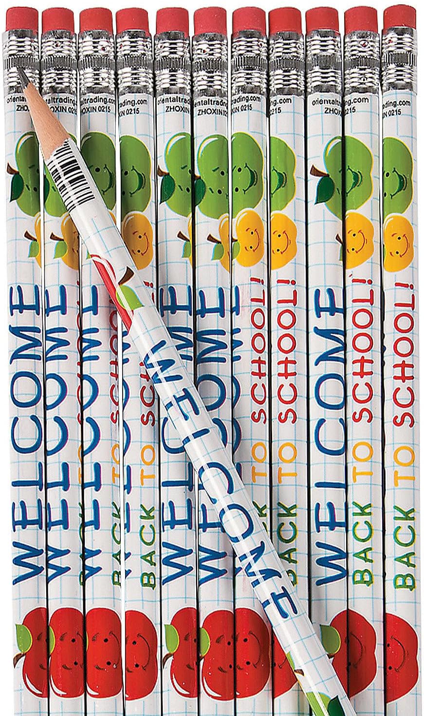 welcome back to school pencils
