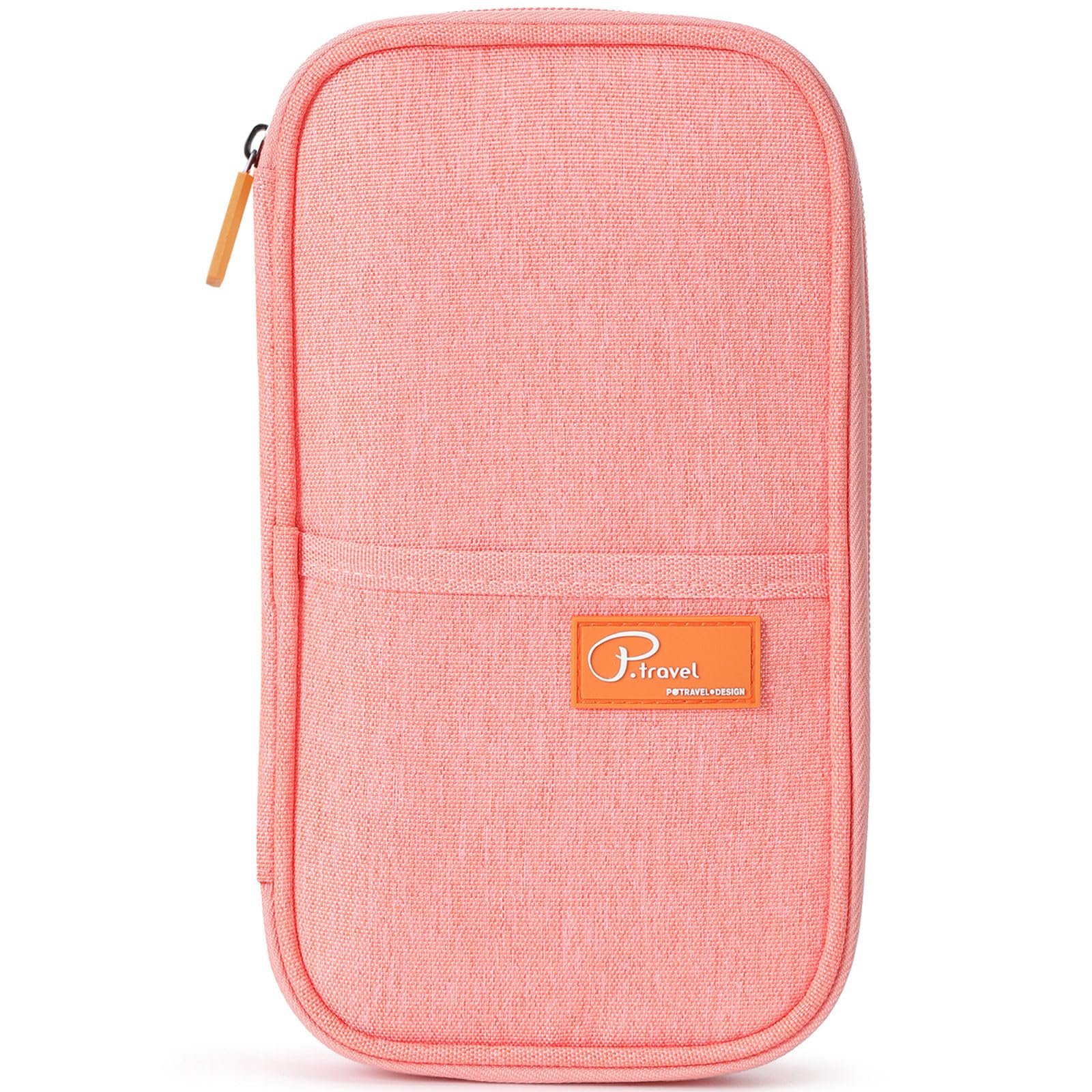 RFID Travel Passport Wallet, Family Passport Holder, Trip Document Organizer P.Travel Series, Pink, One_Size, Modern/Fitted-image-31