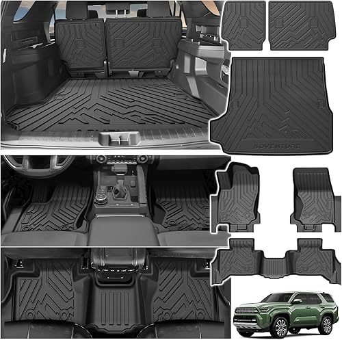 Vista 112 de Powerty Alfombras resistentes para BMW X3 2018 a 2024 y BMW X4 2019 a 2024, a medida para accesorios de X3 y X4, de elastómero termoplástico 3D