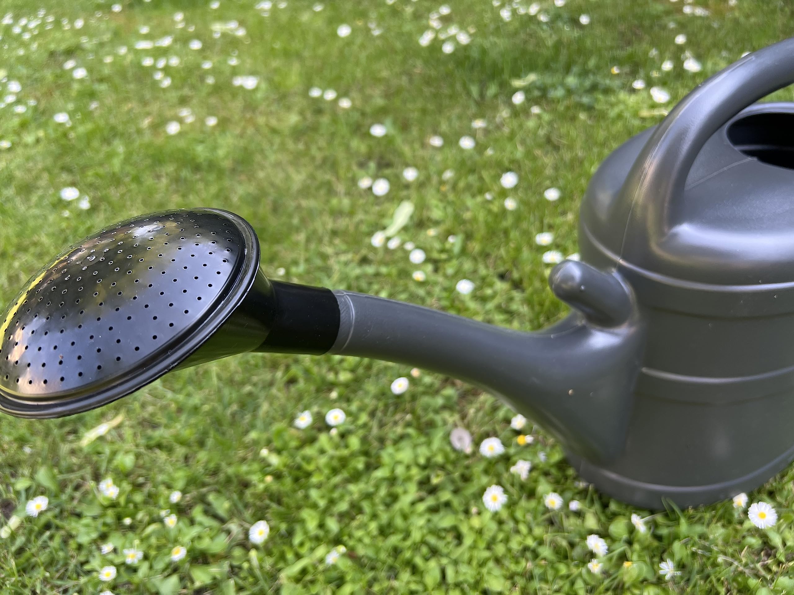 2X Gießkanne 10L ANTHRAZIT + 1x BILDMAGNET! Blumenkanne Kunststoff für groß & klein, Garten & Zimmerpflanzen Gießkannen Gieskanne Gieskannen Giesskanne 10 L Liter Watering Can Gieskannen10Liter
