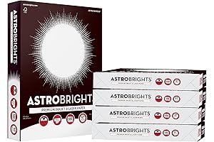 Astrobrights 28lb Premium Printer Paper - The Perfect Choice for High-Quality Prints