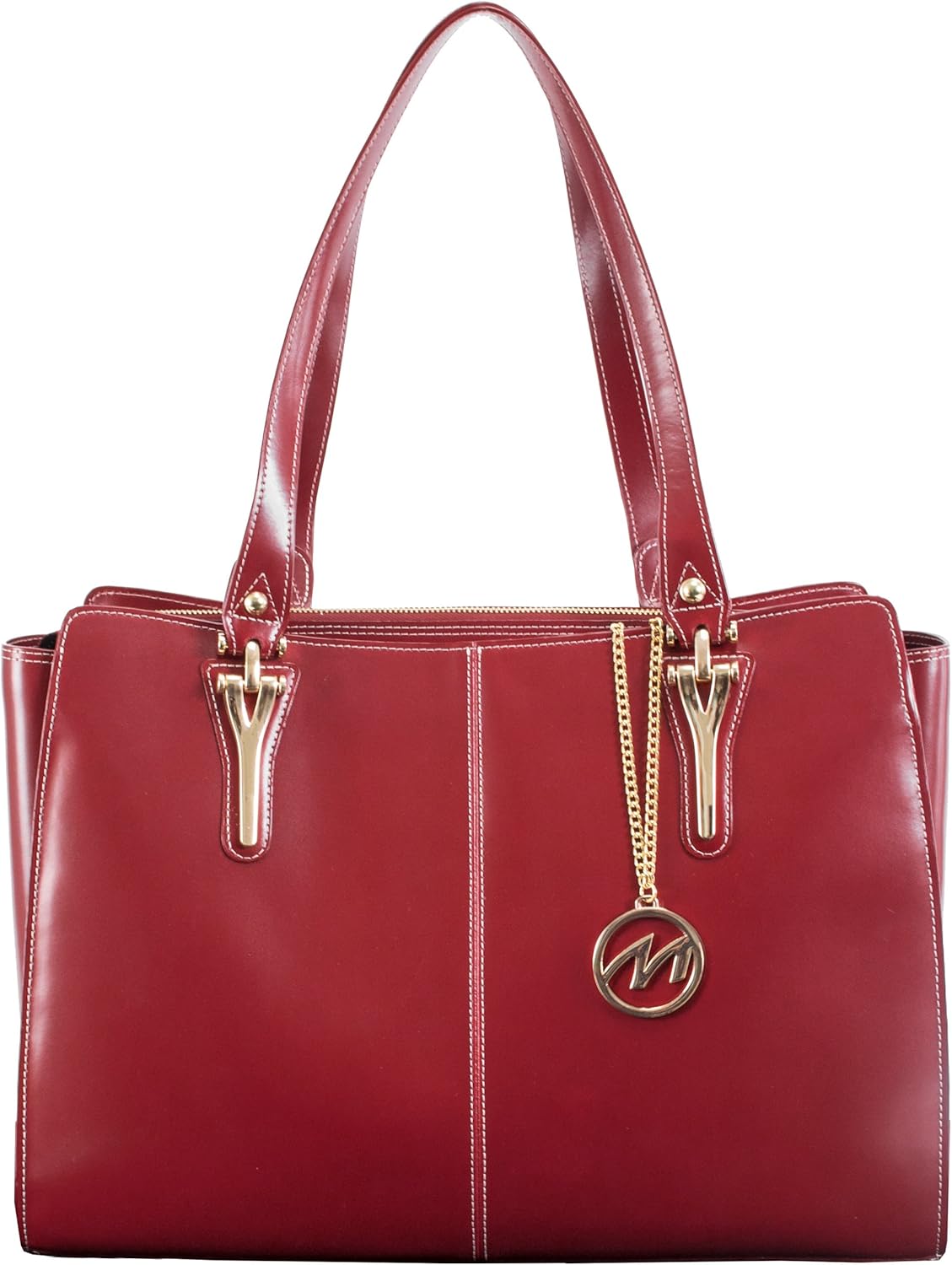 McKLEIN Leather Ladies' Tote with Tablet Pocket- GLENNA