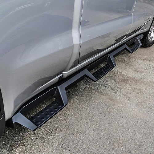 Miniatura 4 de Westin 56-534695 HDX - Barras de paso de rueda a rueda Nerf para Silverado Sierra 1500 Crew Cab 2019-2023 (caja de 6.5 pies), color negro