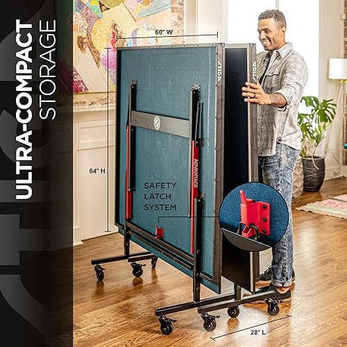 Miniatura 75 de STIGA Mesas de ping pong de la serie Advantage - Tablas de 13, 15, 19 y 0.984 in - Juego rápido de 10 minutos de montaje - Modo de reproducción - 13