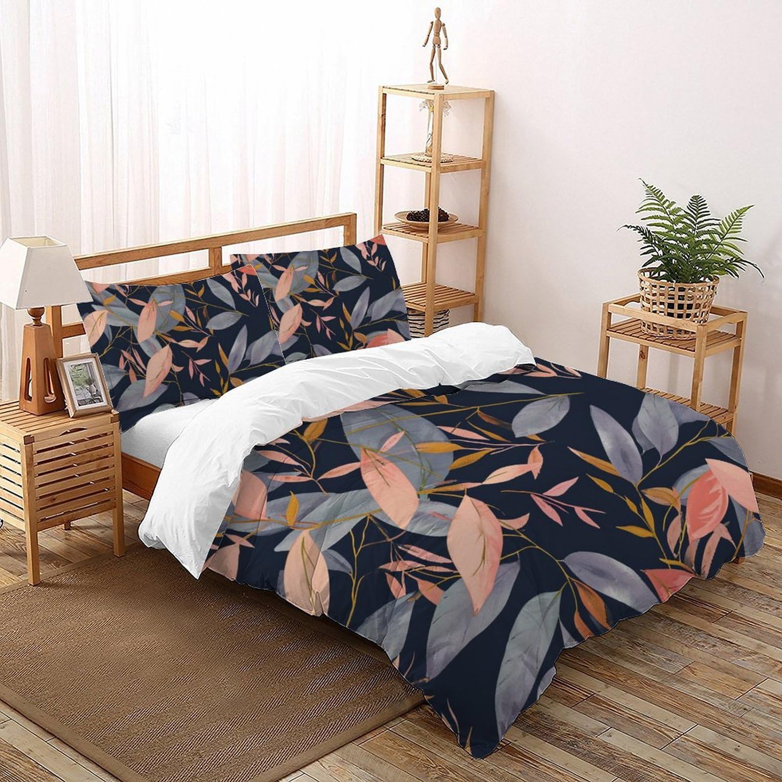 Housse de couette 3D facile d'entretien pour lit enfant avec fermeture éclair