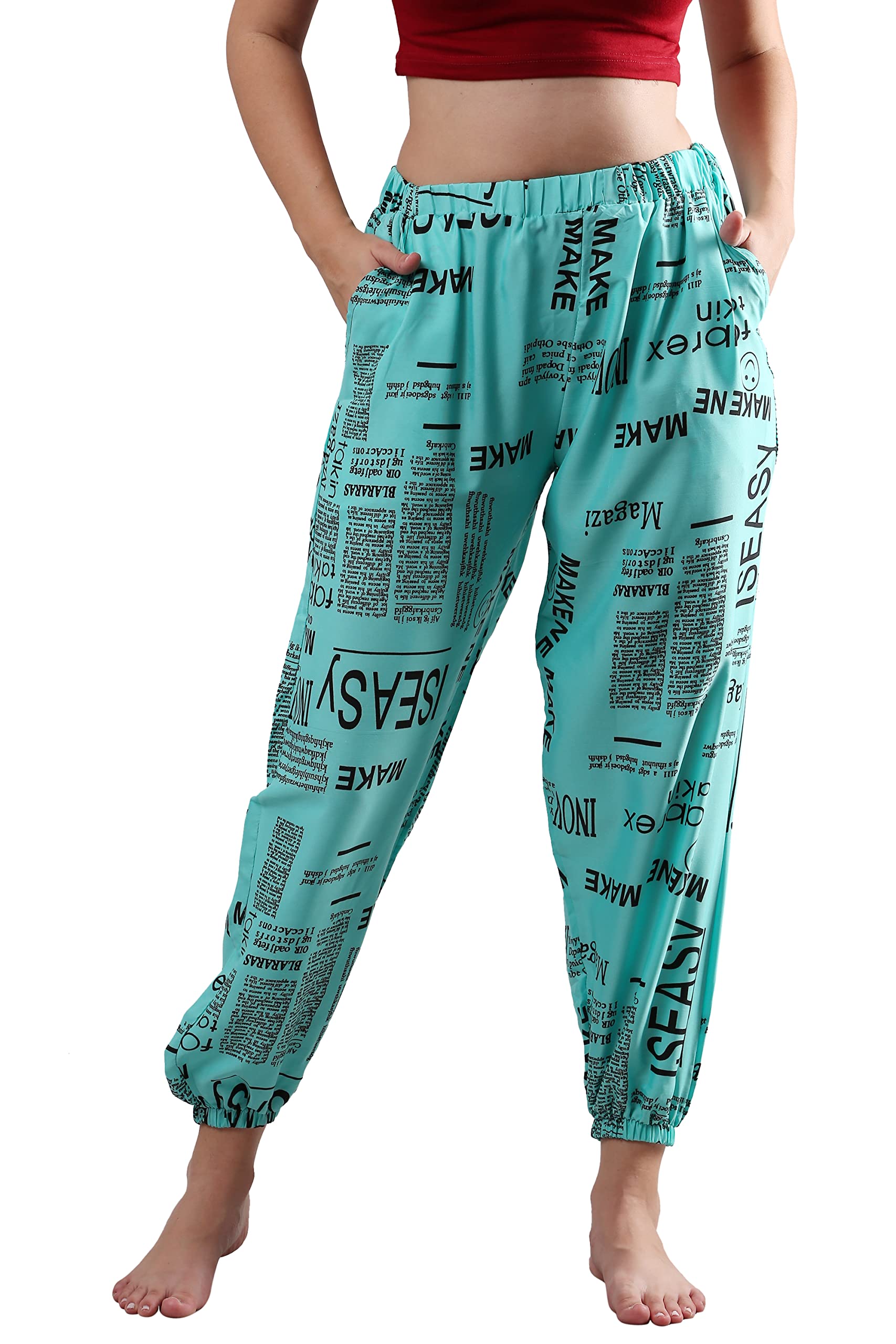 The Dance BibleWomen Funky Printed Dance Harem Balloon Pants