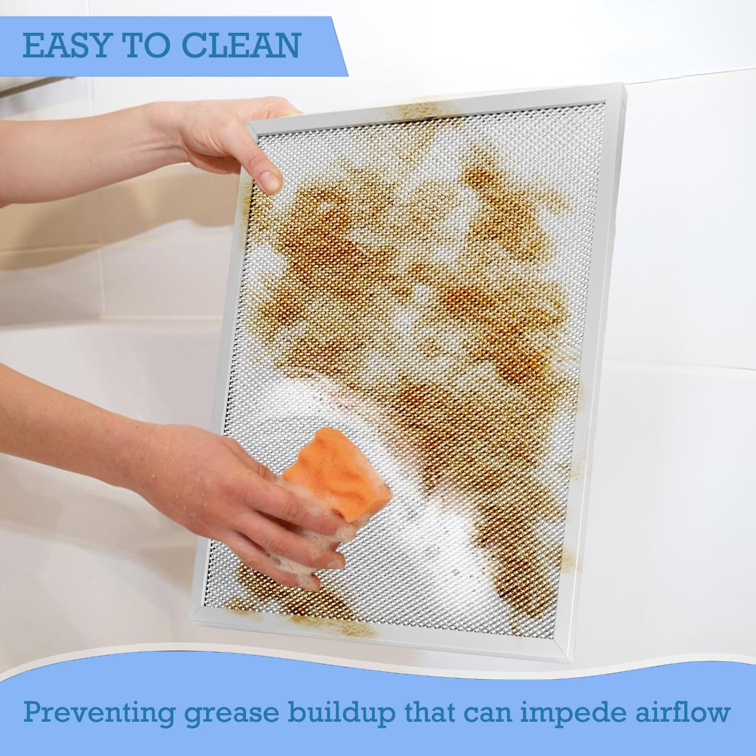 Filtri Per Cappa Cucina 2 Filtri Antigrasso In Metallo Per Cappa Da Cucina, 300 X 506 X 9 Filtro Per Cappa Cucina