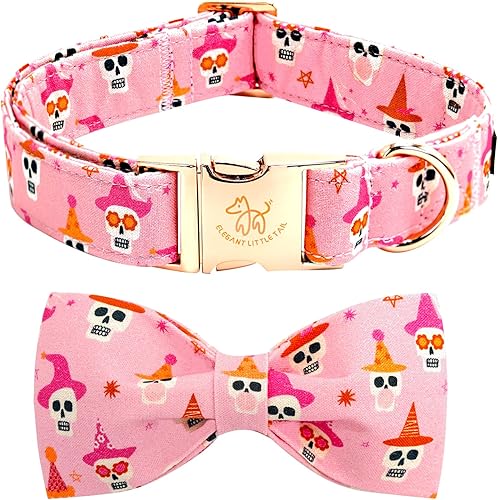 Miniatura 27 de Elegante collar para perro con moño Floral Vintage, cómoda pajarita para perro, collar de perro con lazo Collar ajustable para perros pequeños,
