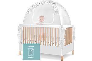 Kids Dome Climber Canopy - Baby Safety Net for Premium Pop Up Crib Tent