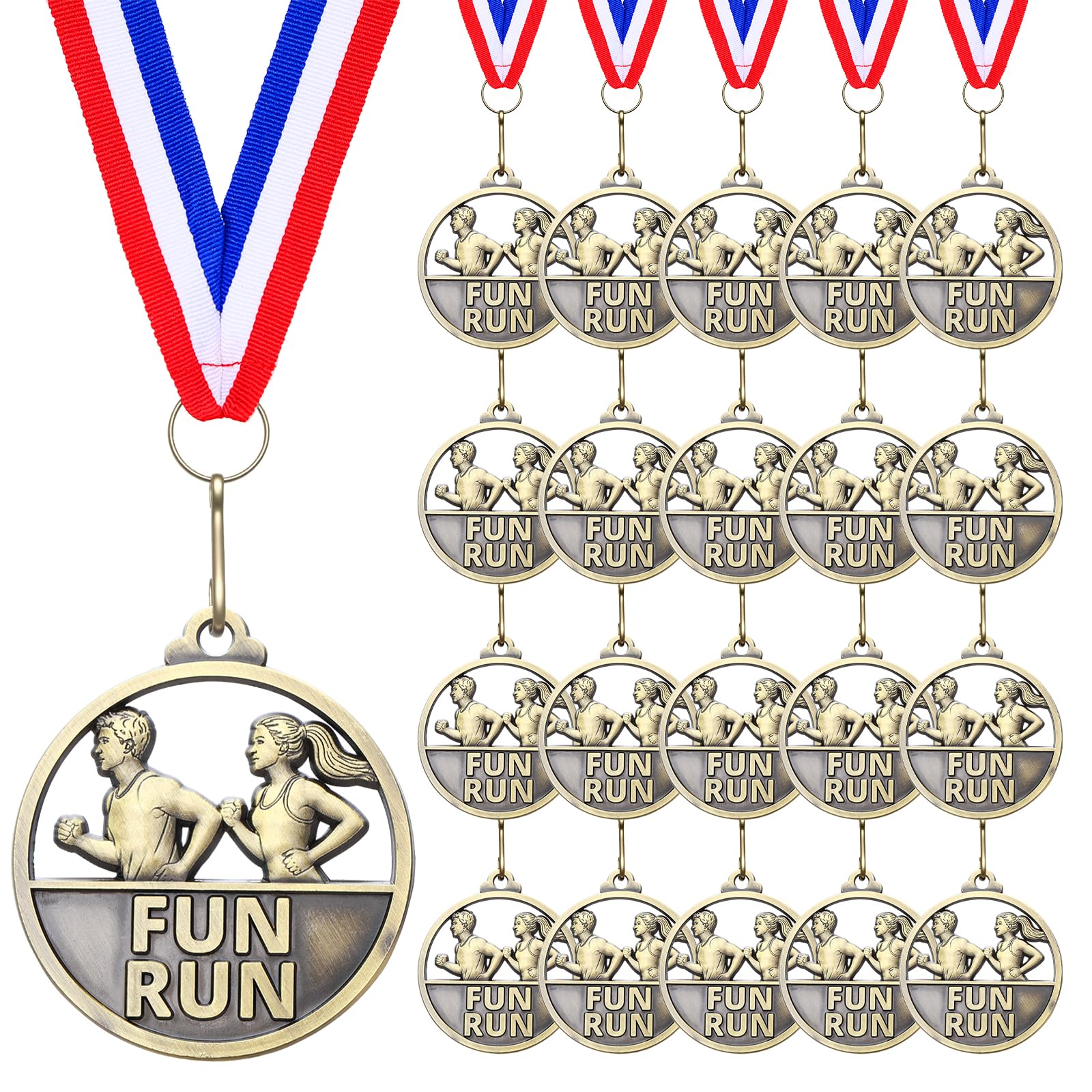 コレクション The Irregular Magic High School Medal Huquary 30 Pcs Fun Run Medals Bulk 2'' Track and Field Medals Gold