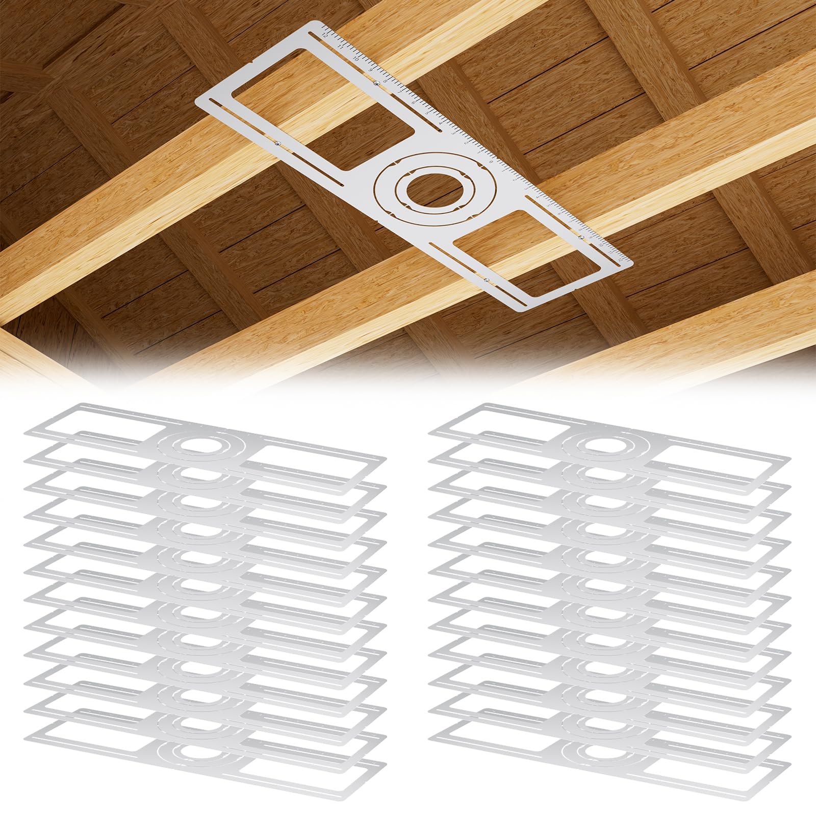 Round Hole Mounting Plates - Secure Your Recessed Lights -8 Round Hole Mounting Plates - Secure Your Recessed Lights -8
