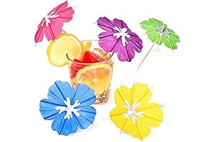 Tropical Cocktail Umbrellas Decorations & Picks 150 Pcs